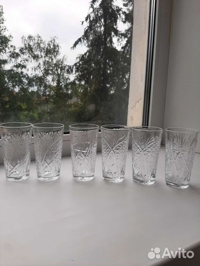Хрустальные стаканы