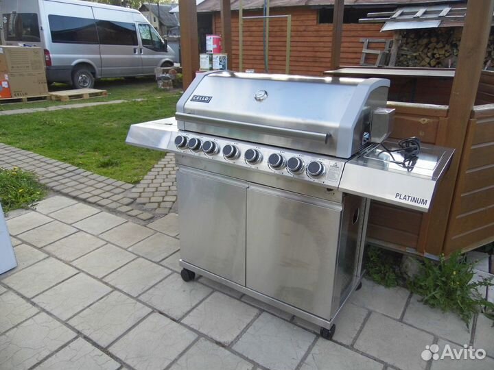 Гриль газовый Cello Platinum 6