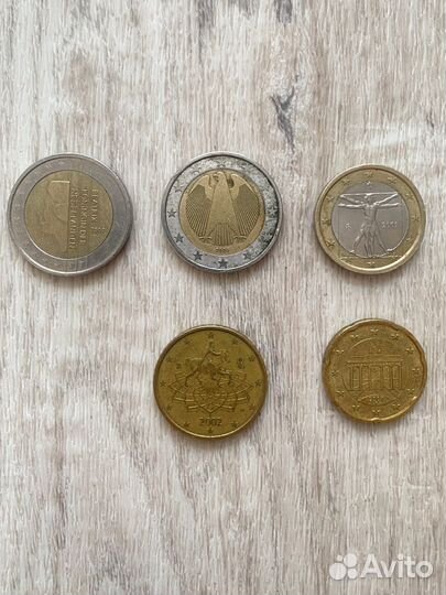 Монеты в коллекцию Европа