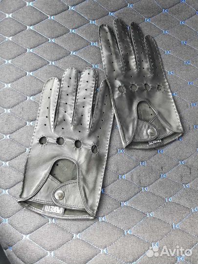 Мужские кожаные перчатки новые