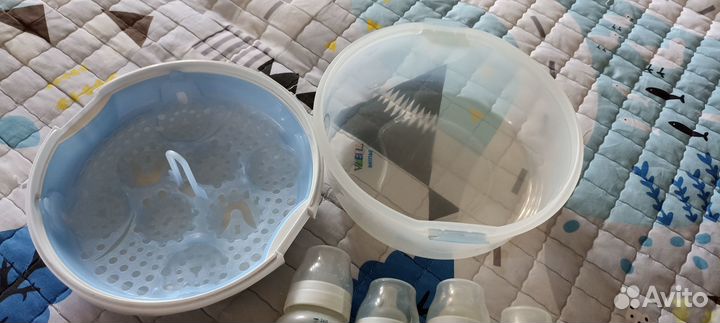 Стерилизатор для бутылочек avent+поильники
