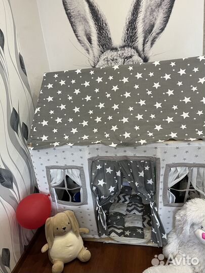 Домик с одеялом