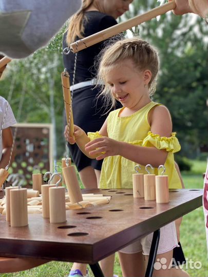 Оренда детских игр из дерева