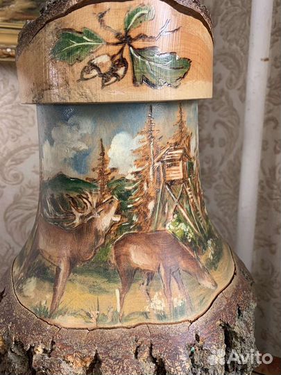 Интерьерная ваза-кружка.Роспись.Винтаж