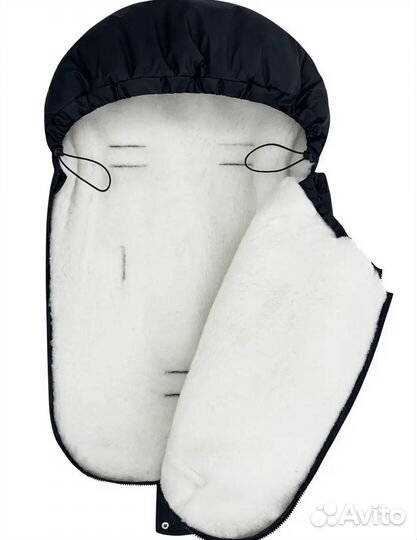Зимний конверт для коляски и автолюльки
