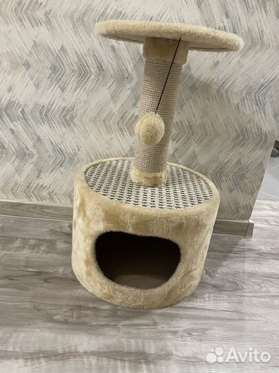 Когтеточка домик для кошки новая