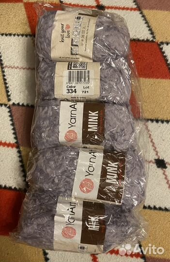 Пряжа yarnart mink