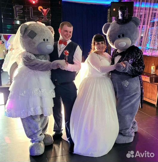 Мишка тедди. Ушастик. Подарок. Ростовые куклы