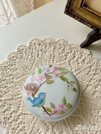 Шкатулка Лимож винтаж. Ручная роспись