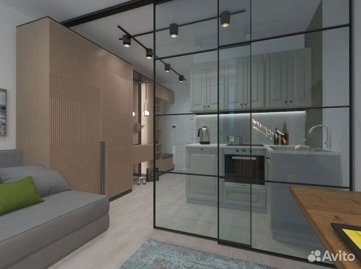 Стеклянная перегородка для офисов от производителя