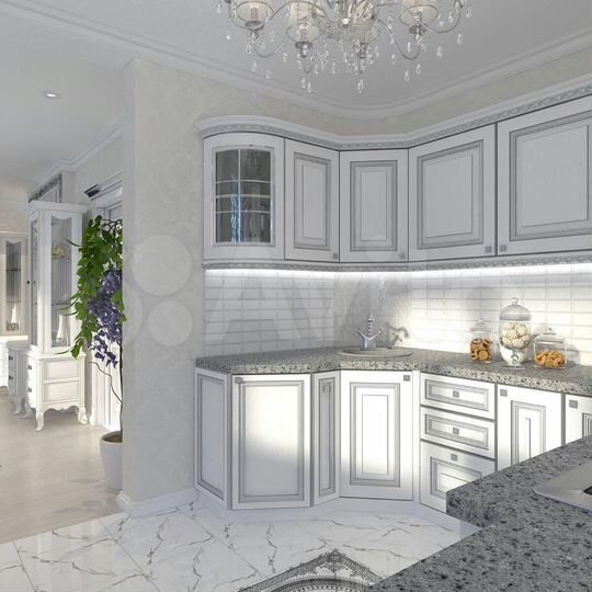 3-к. квартира, 75 м², 2/5 эт.