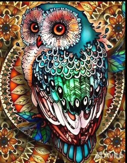 Картины по номерам,7шт. Без подрамника