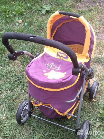 Коляска для кукол demi baby