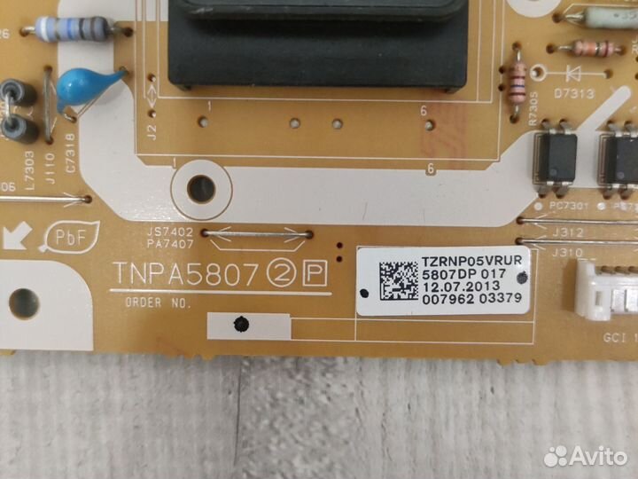 Блок питания и плата tnpa5807 tnp4g548