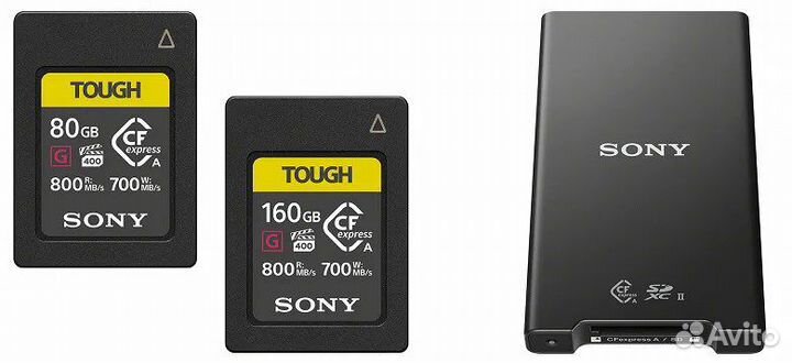 Карта памяти Sony CEA-G160T, 80gb. CFexpress 160GB