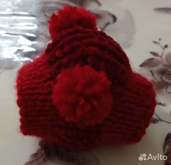 Шапочка для собачки (теплые)