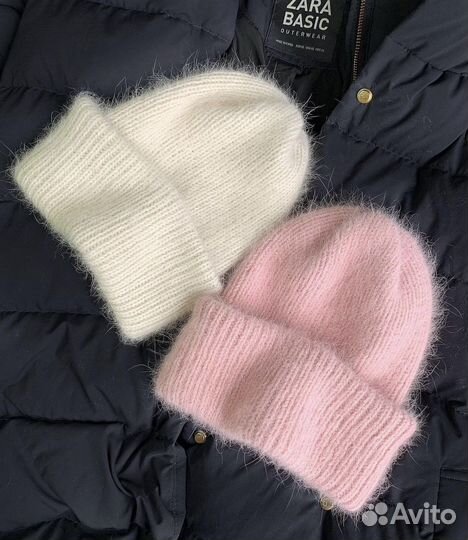 Зимняя шапка из ангоры