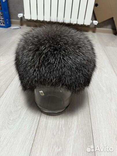 Шапка из песца женская