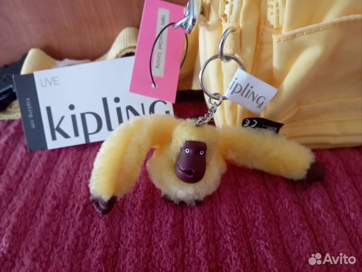 Сумка kipling, новая, через плечо или на пояс