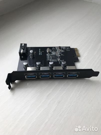 PCIe плата расширение USB 3.0