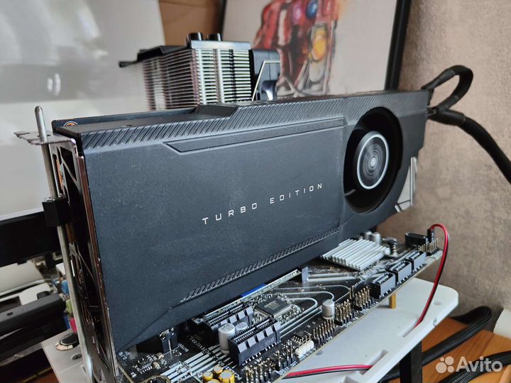 Видеокарта Gigabyte Turbo RTX 3080, 10 Гб