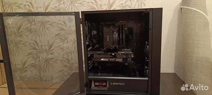 Игровой компьютер в сборе