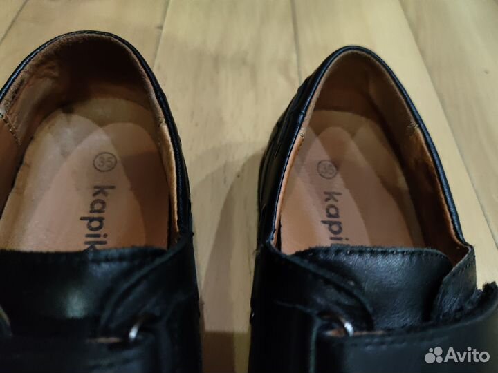 Полуботинки для мальчика кожаные 35 размер