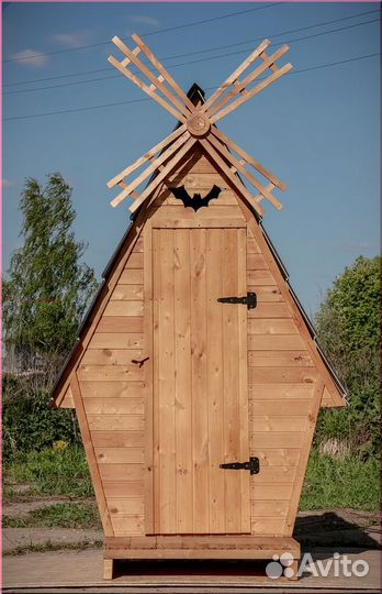 Дачный туалет с установкой ART128