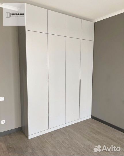 Шкаф распашной с фрезеровкой