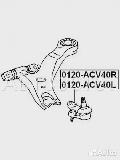 Шаровая опора 0120-ACV40L
