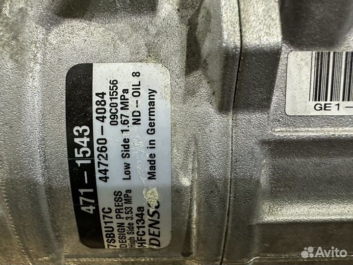 Компрессор кондиционера BMW F15 F01 F10 E70 N55