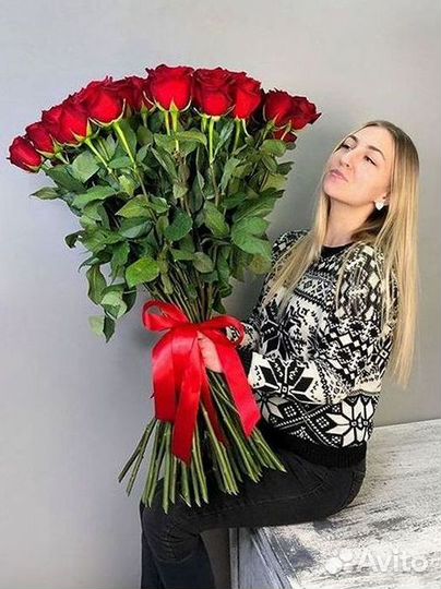 Высокие розы Гигантские розы Доставка цветов