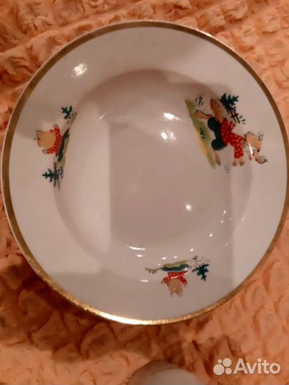 Детская новая посуда (комплект) Дулёво