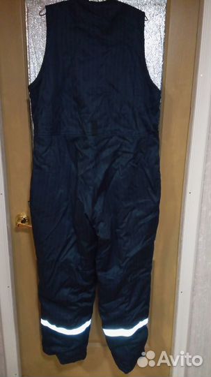 Комбинезон защитный рабочий теплый и рукавицы рабо