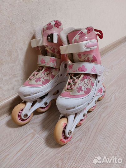 Роликовые коньки раздвижные 30-33 р