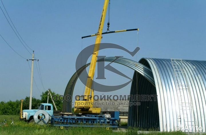 Ангар утепленный минеральной ватой