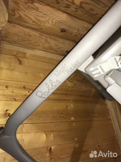 Детский стульчик для кормления chicco polly