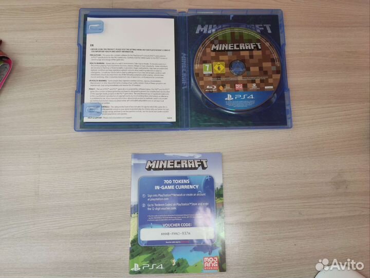 Minecraft ps4 диск