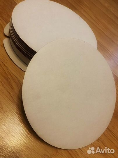 Круглые формы картон 25 см