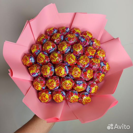 Букет из чупа чупсов