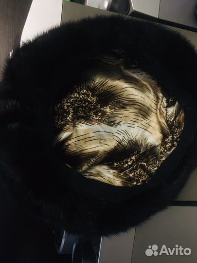 Берет женский норковый