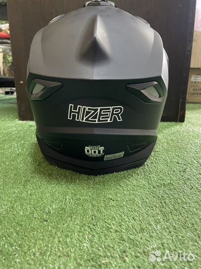 Шлем мото мотард для мотокросса hizer J6802