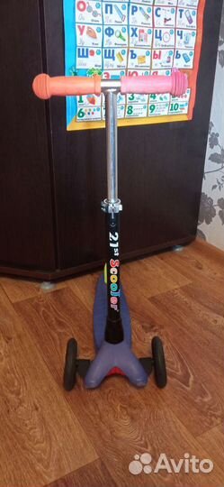Самокат детский трехколесный бу