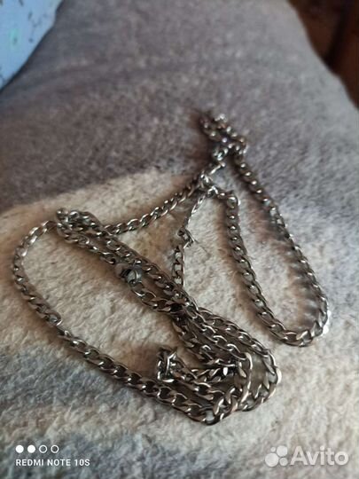 Серебряная цепь(сталь)