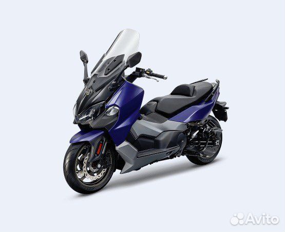 Максискутер SYM maxsym TL 500 матовый синий