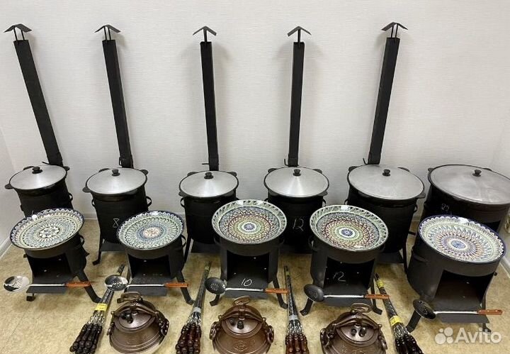 Казан чугунный новый