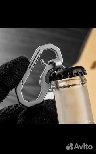 Карабин из титана держатель для джинс