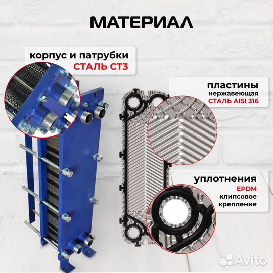 Теплообменник SN08-40 для отопления 1420 м2 142кВт