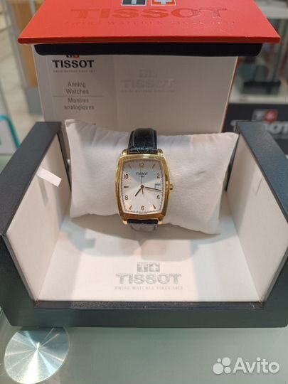 Золотые новые часы Tissot в упаковке