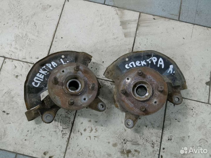 Поворотный кулак kia spectra